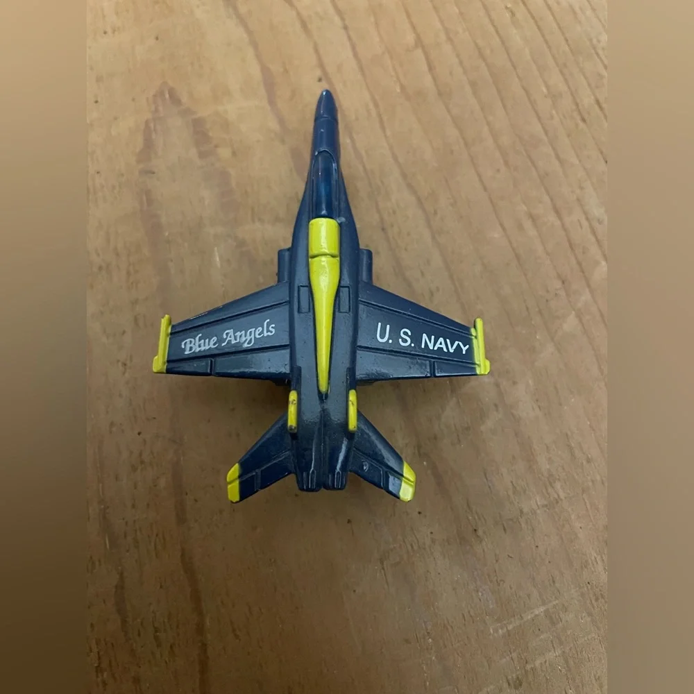 Vintage 1990s Blue Angels Diecast Jet Airplane US Air Force 2-3/4